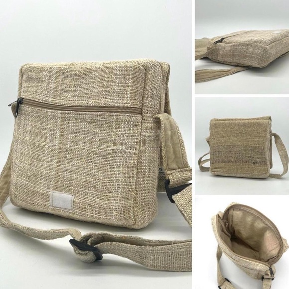 Pure Hemp Crossbody Bag - Picture 2 of 6